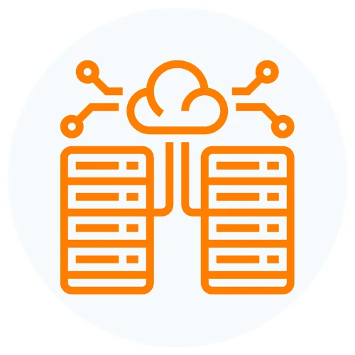 Cloud Data Center Icon