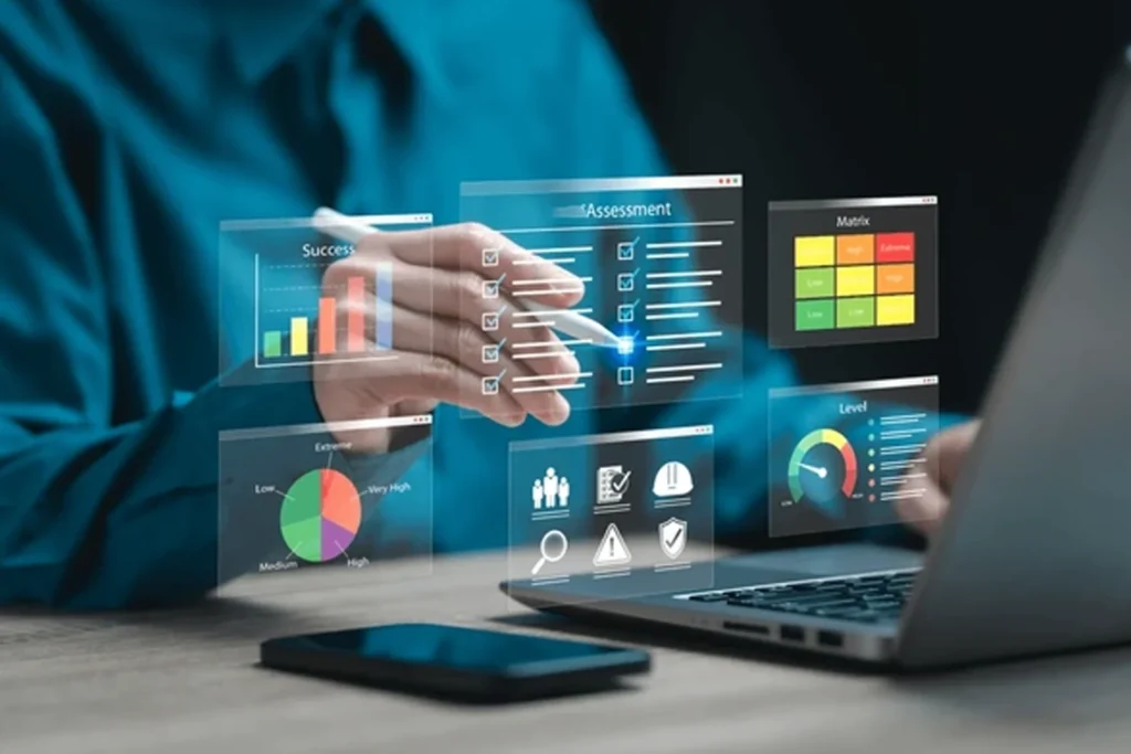 Visual guide on utilizing data effectively for better decision-making with digital assessment and analytics tools